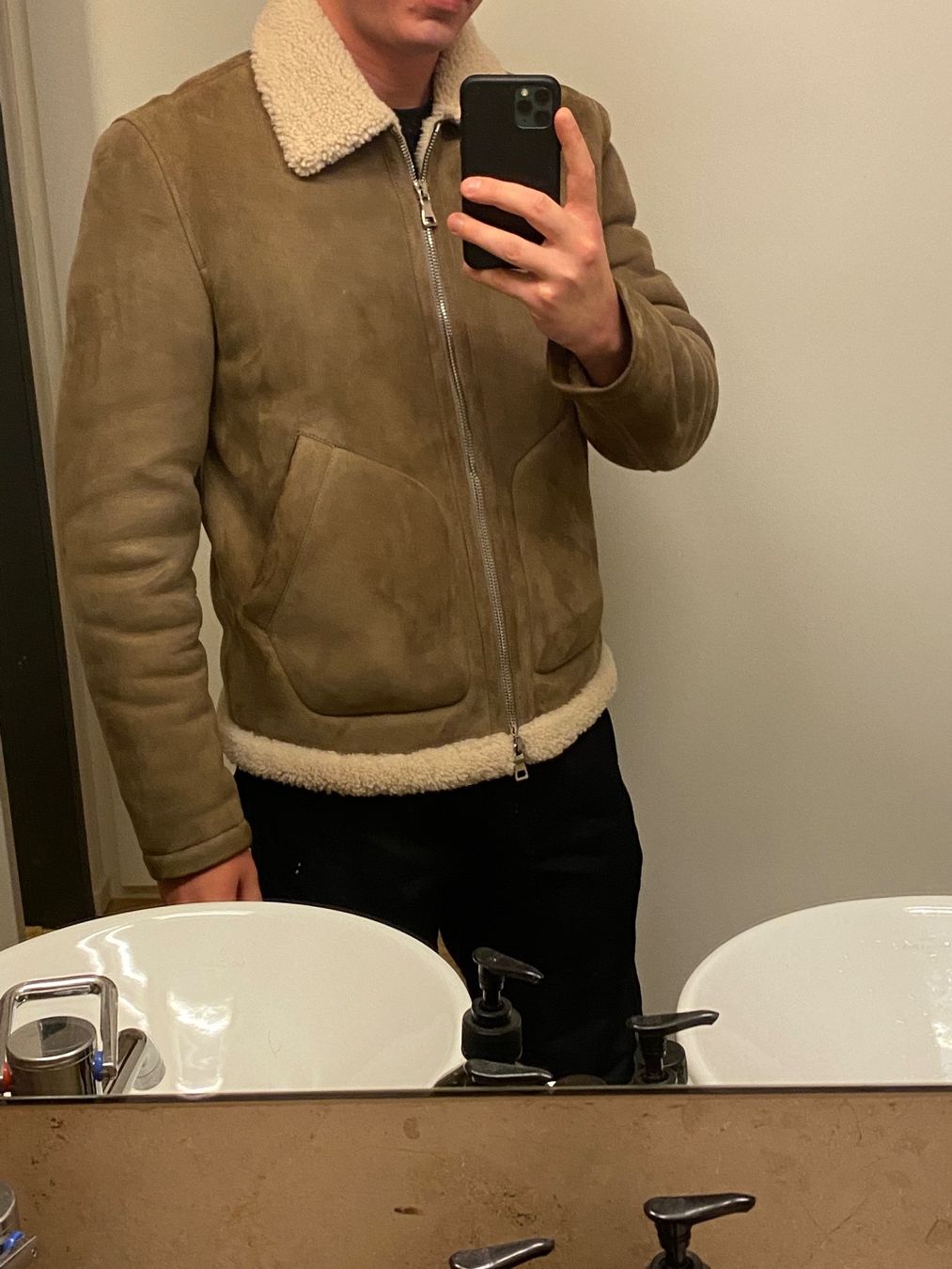 Giacche: Shearling Suede Trucker Jacket – Usato da Winterthur venduto da ivan12891 2