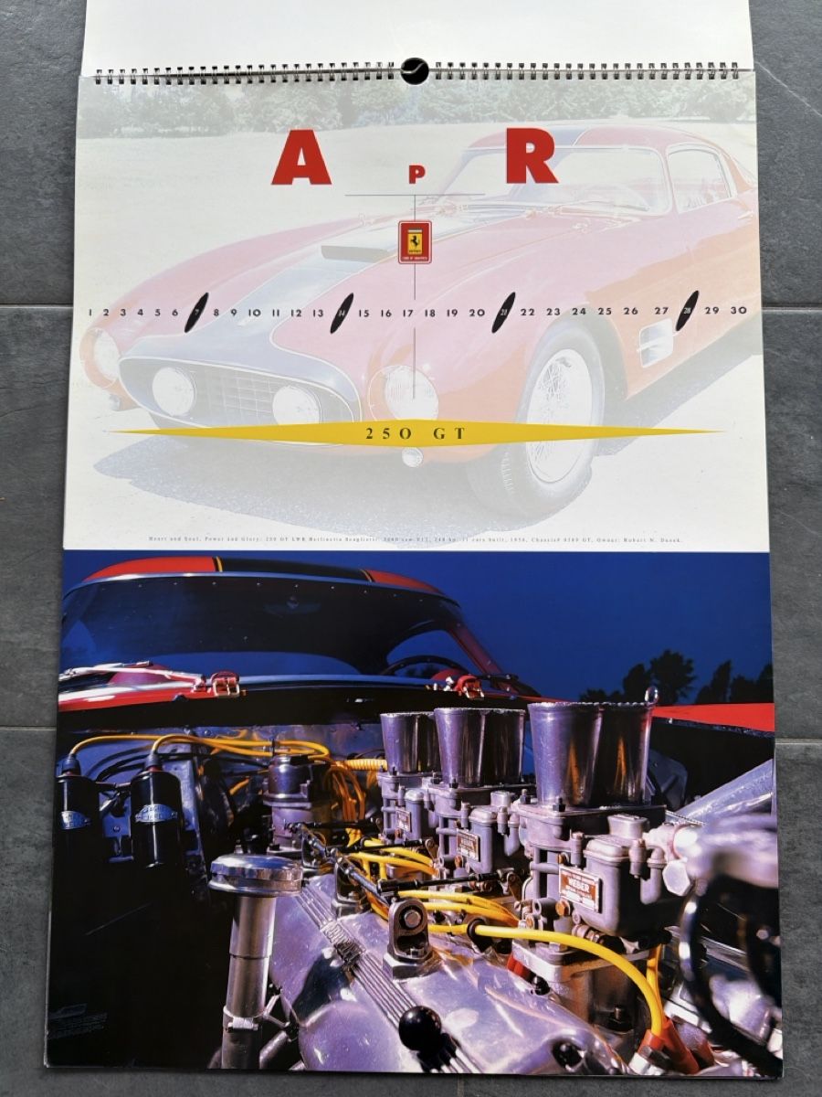 Ferrari Calendari: Original Ferrari Kalender 1996 – Usato da Wolfwil venduto da Rolex1 5