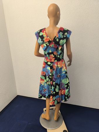 Blumenkleid, Grösse 36, Sommerkleid, Baumwolle