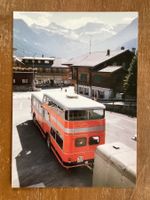 AK Adelboden. Busstation. Postauto Frutigen-Adelboden