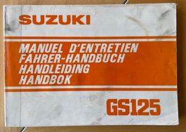 Suzuki GS 125 Betriebsanleitung