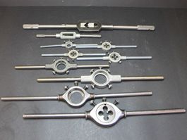 Schneideisenhalter und Windeisen Set, gebraucht