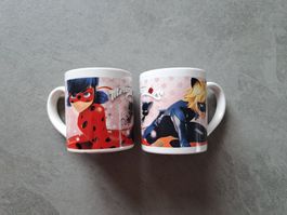 Miraculous Ladybug & Cat Noir Tassen, neuwertig!