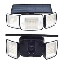 108 LED Solarlampen für Außen mit 3 Kopf