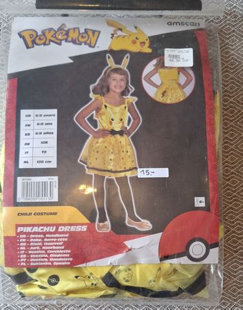 Déguisement Pikachu pour enfant - Taille 6/8 ans