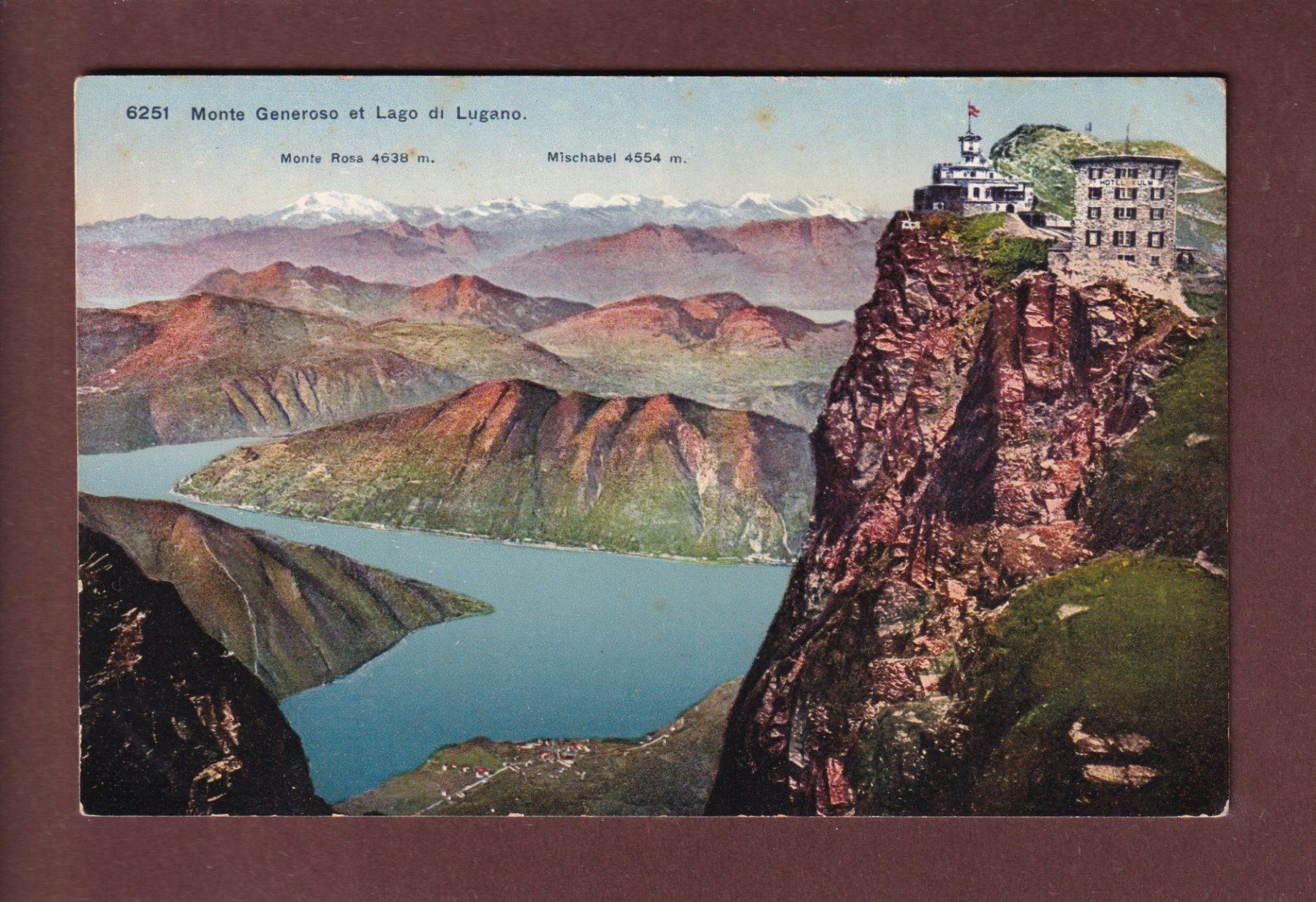 Cartes postales: MONTE GENEROSO – D'occasion à Pully par nicecards-shop