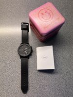 Fossil Herrenuhr Chronograph SBT-1518 schwarz Lederarmband