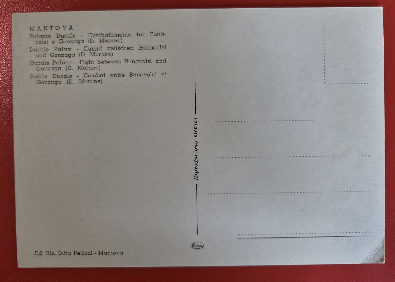 Cartoline postali: Mantova Palazzo Ducale top – Nuovo (secondo la descrizione) da Melchnau venduto da Arthurius 1