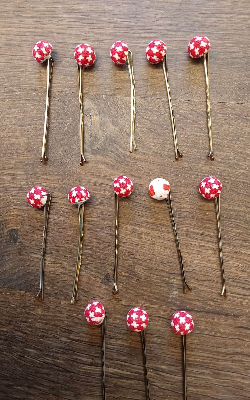 Accessori per capelli: 13 Stück Haarklammern Schnäueli – Nuovo (secondo la descrizione) da Köniz venduto da scopello12