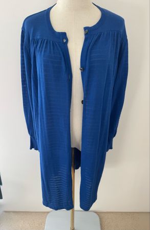 Balenciaga blue cardigan