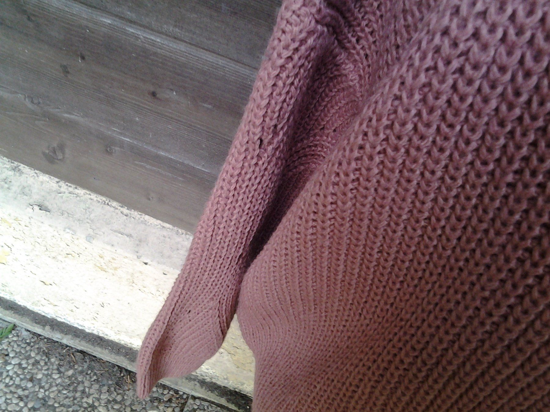 Zebra Pullover & Sweatshirts: Pull Zebra avec mailles ajourées, taille L vieux rose – Neu (gemäss Beschreibung) aus MEYRIN von nf69 5