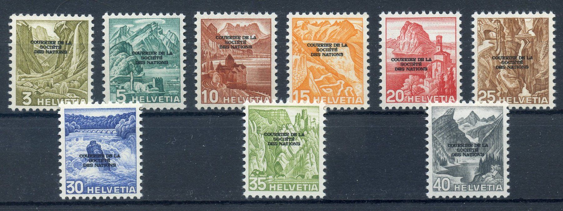 Tutti i francobolli: ÄMTER: SdN VÖLKERBUND 71-79 POSTFRISCH – Nuovo (secondo la descrizione) da Oud-Turnhout venduto da Frankaturware