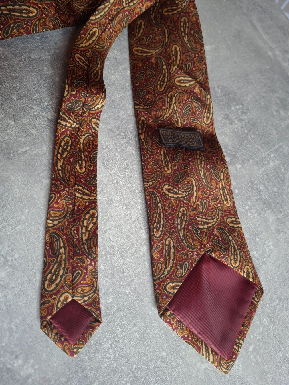 Cravatte: Cravate 100% soie made in India – Usato da Villiers venduto da san_jn5w 4