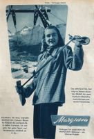 Vintage Reklame, Marquesa Flawil, Arosa Tschuggen Skilift