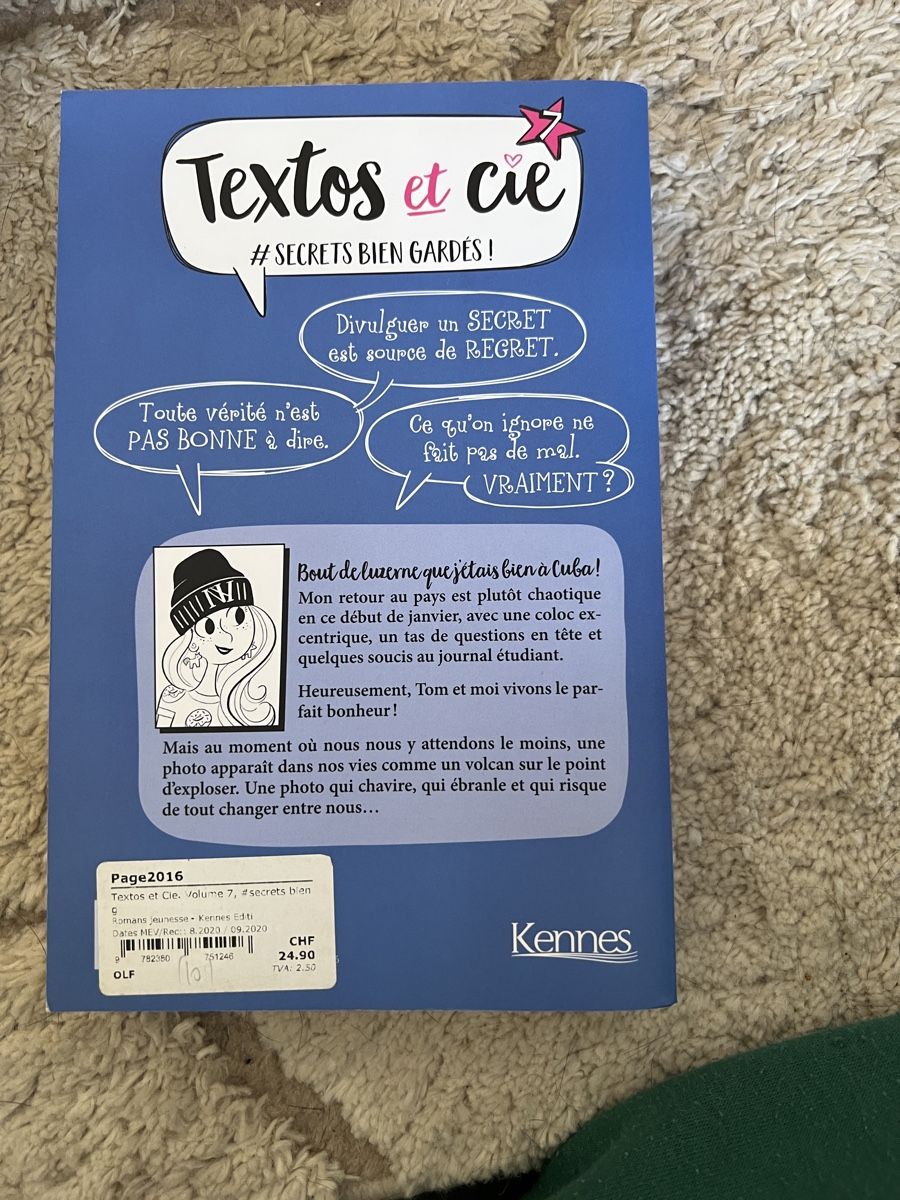Libri: 3 Livres Textos et cie - #7, #8, #2 – Nuovo (secondo la descrizione) da Murist venduto da MRVJ02 5