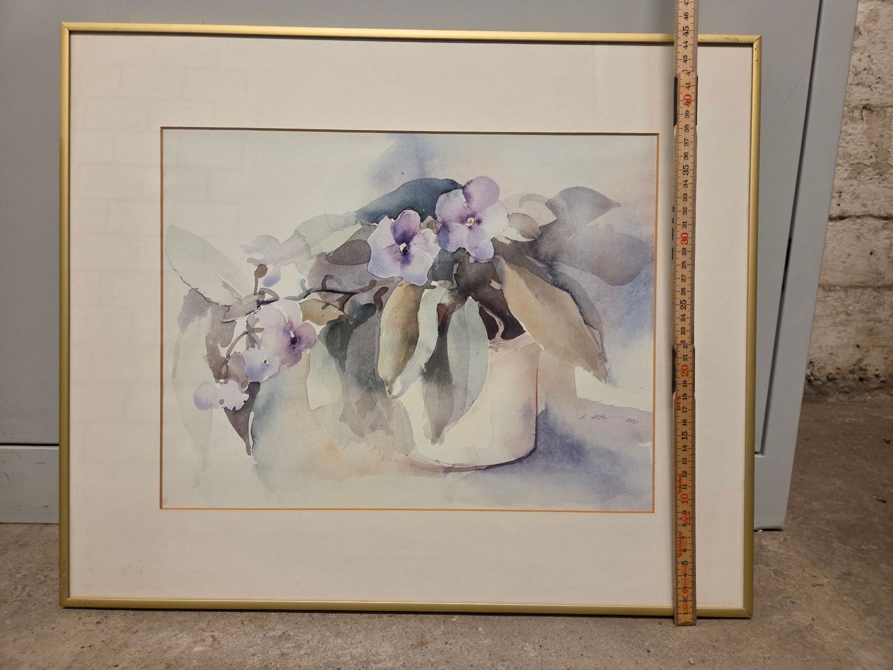 Dipinti: Aquarellbilder "Hortensien" & "Orchideen" – Usato da St. Gallen venduto da Razoon77 5