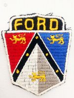 FORD Vintage 1950s Badge Aufnäher Logo Abzeichen Oldtimer