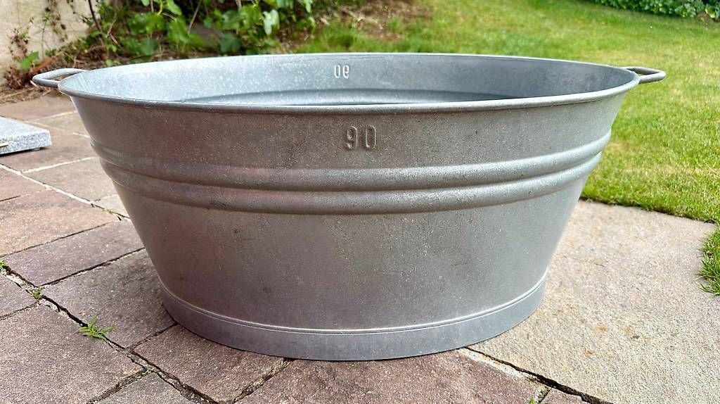 Sonstige Gartendekorationen: Waschzuber verzinkt – Gebraucht aus Watt von Erra2