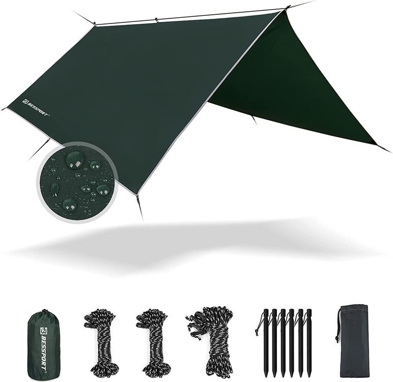 Zeltplane Camping Zelt Tarp 3m x 3m | Kaufen auf Ricardo