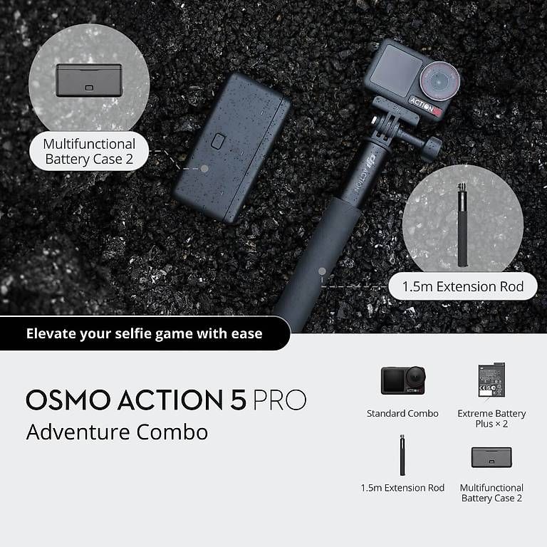 Action Cam: Osmo Action 5 Pro Adventure Combo – Neu und originalverpackt aus Reinach BL von lor_ndr7