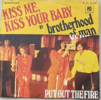 Vinyl Single Brotherhood Of Man -  Kiss Me, Kiss Your Baby