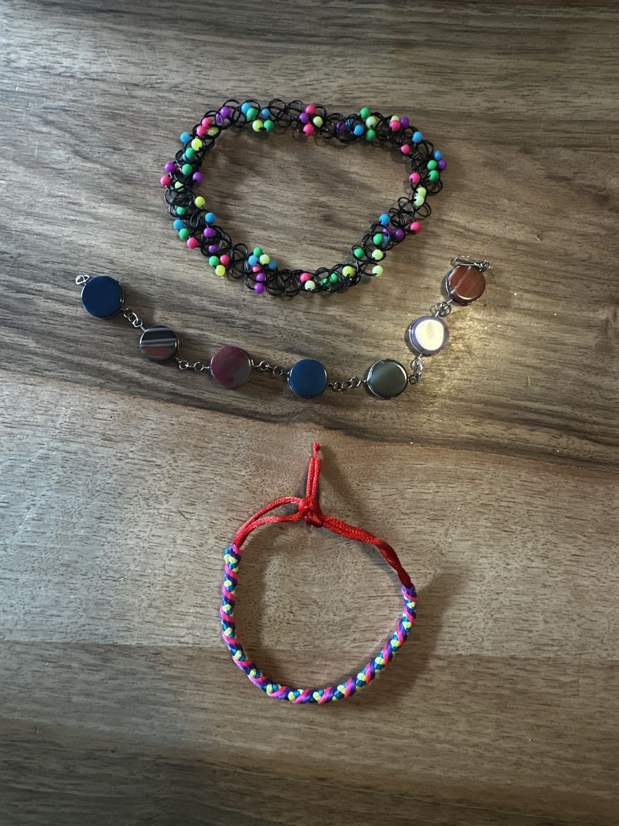 Accessori per capelli: Haar-Accessoires und Armband Set Mädchen bunt – Usato da Zürich venduto da florinda02 4