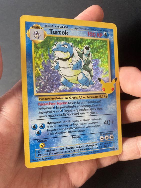 Pokémon Carte collezionabili: Turtok 2 - Blastoise - Tortank - Celebrations - DE – Nuovo (secondo la descrizione) da Hausen AG venduto da Shrade 2