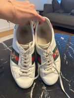 Gucci Men's Ace Sneaker White Leather With Bee