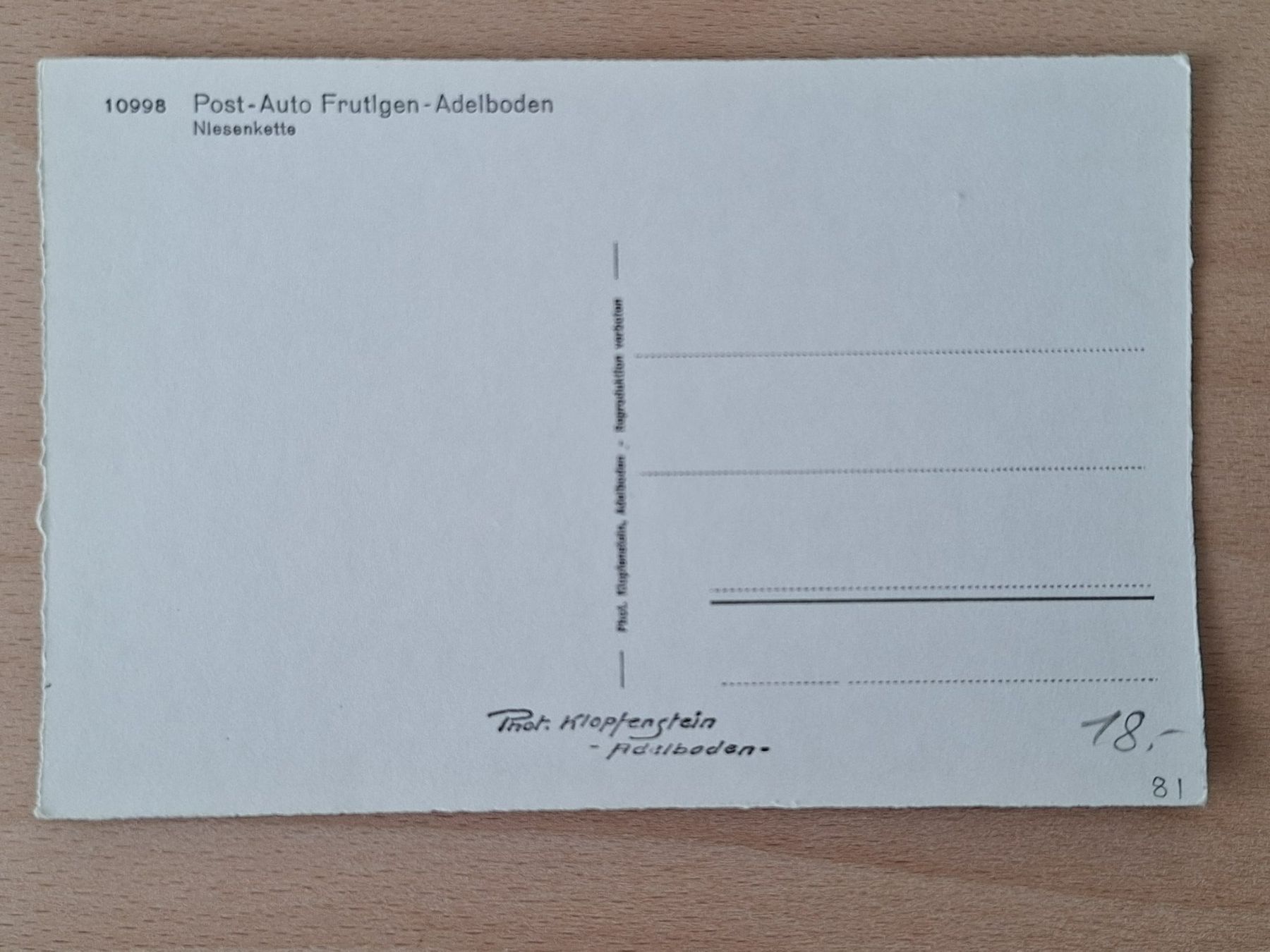 Cartoline postali: AK Schweiz, Saurer Postauto Frutigen-Adelboden – Usato da Lohn-Ammannsegg venduto da Beo71 1