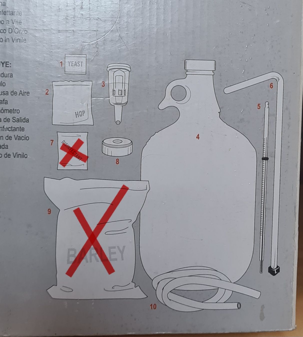 Cucine complete: Kit per produrre birra Vin Bouquet – Usato da Locarno venduto da tabirah 1
