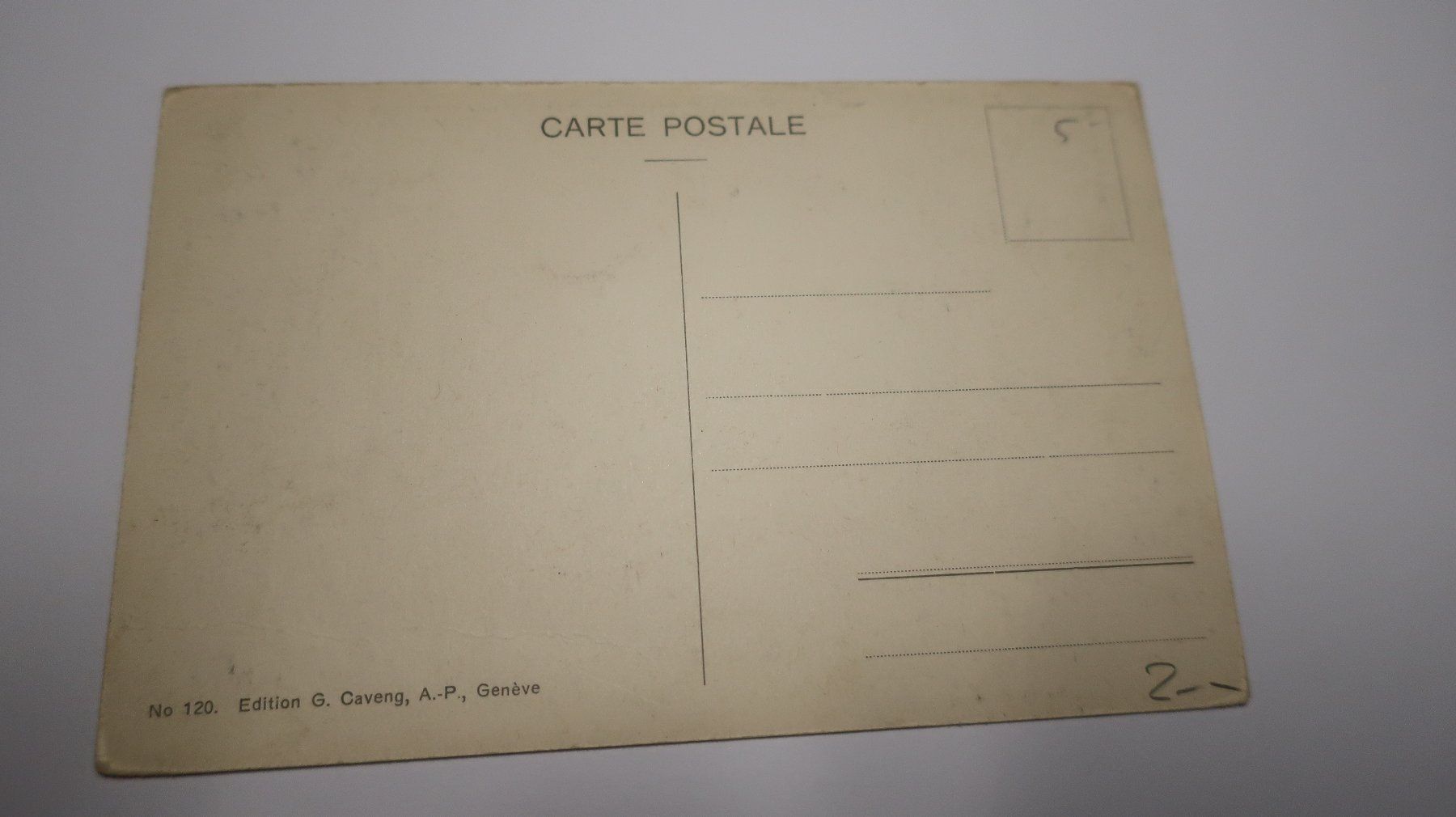 Ansichtskarten: Genève - parc de la Grange – Gebraucht aus Cormoret von Pascalll2001 2