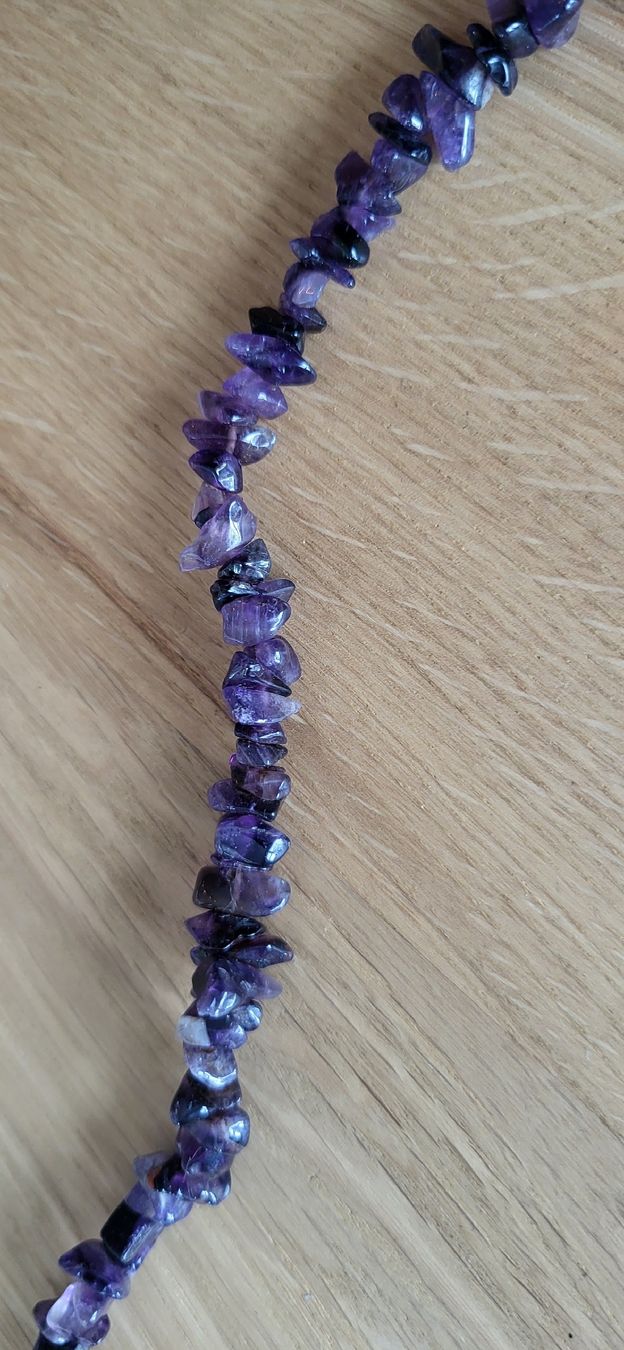 Catenine: Amethyst Halskette, wunderschön, violett, Echtstein – Nuovo (secondo la descrizione) da Brugg AG venduto da Leona90 1