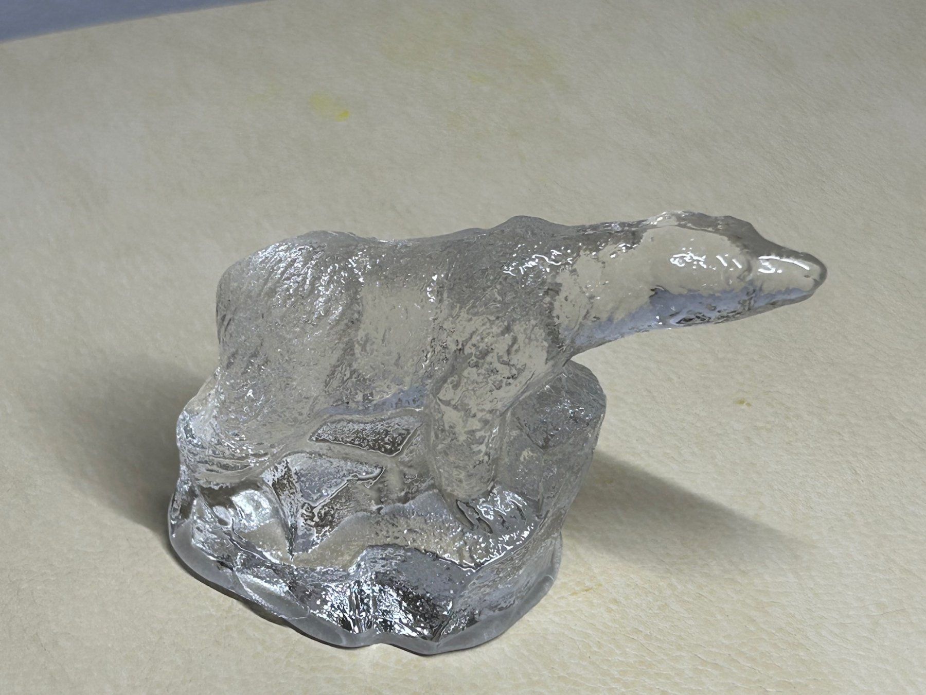 Statuette: Eisbären-Skulptur in Glas – Nuovo (secondo la descrizione) da Rocourt venduto da Vijay02 1