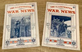 1918 - 2 Originale Kriegs Zeitschriften WW1 England englisch