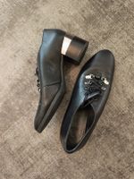 Camper Halbschuhe, Schwarz Leder, Gr. 38