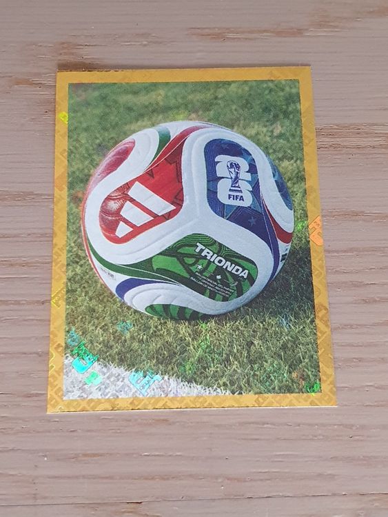 Panini FIFA WM 2026 * Trionda Fussball Gold Sticker (FWC 5) (Neu ...