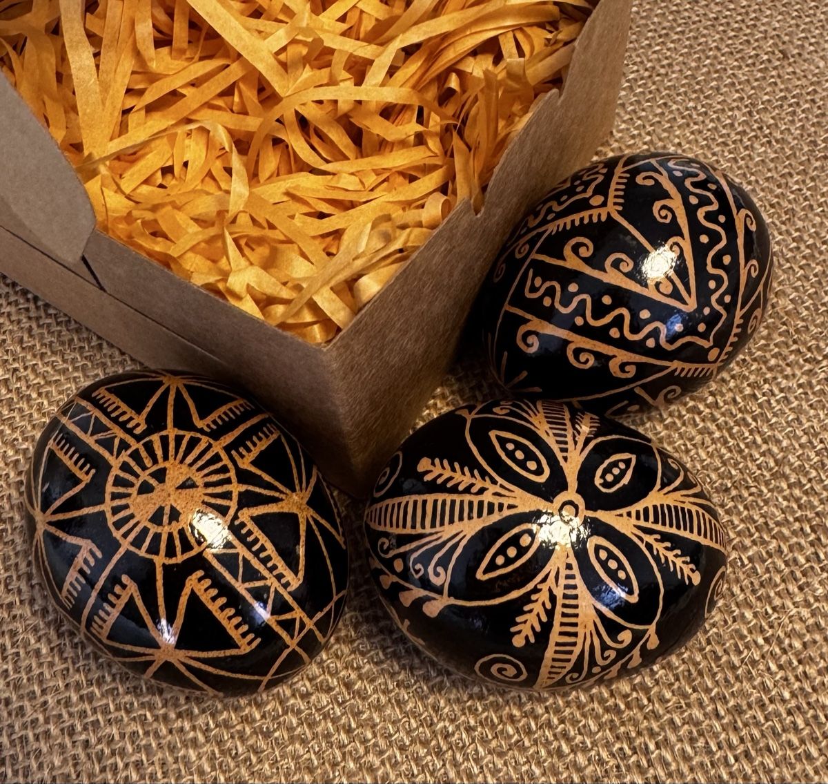 Tutte le decorazioni: Ostereier Pysanka 3-er Set – Nuovo e nell'imballaggio originale da Zürich venduto da iry_9mbn