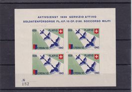SOLDATENMARKEN  1939/45 Flieger N° 67/5 Cp. Av.10 durchstoch