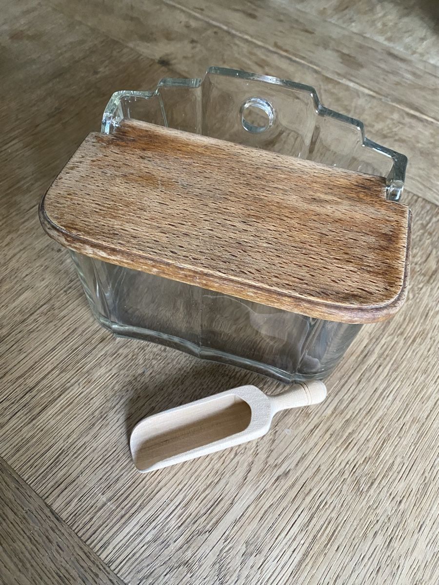 Gläser: Salzfass Glas und Holz – Gebraucht aus Bern von SamuelH02