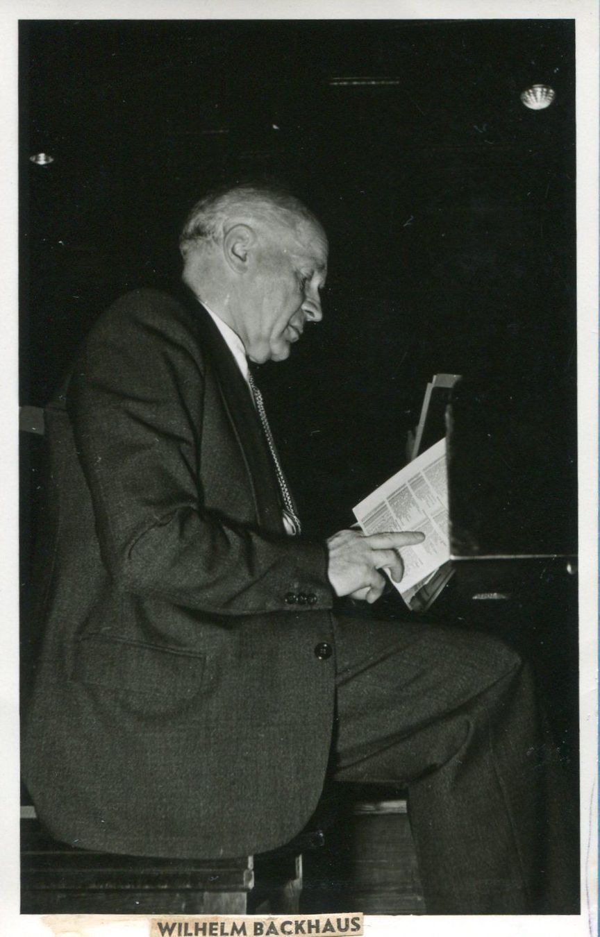 Autografi: Wilhelm Backhaus  -  deutscher Pianist – Usato da Röthenbach i. E. venduto da Heureka5 1
