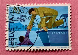 Nr.713  100 J.Genfersee-Rettungsg GESTEMPELT  Sonderpostmark