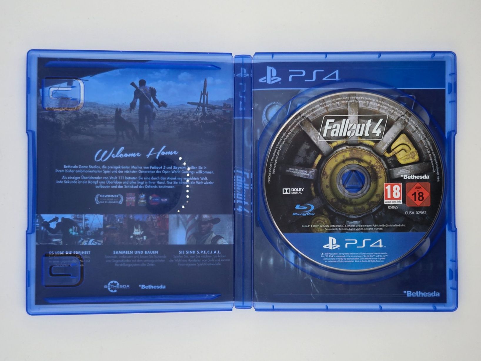 Sony Giochi: Fallout 4 uncut version PS4 Spiel mit Hülle - Top! – Usato da Hunzenschwil venduto da Fluz 1