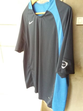 Nike Training Shirt, Schwarz/Blau, Top Zustand, Gr. L