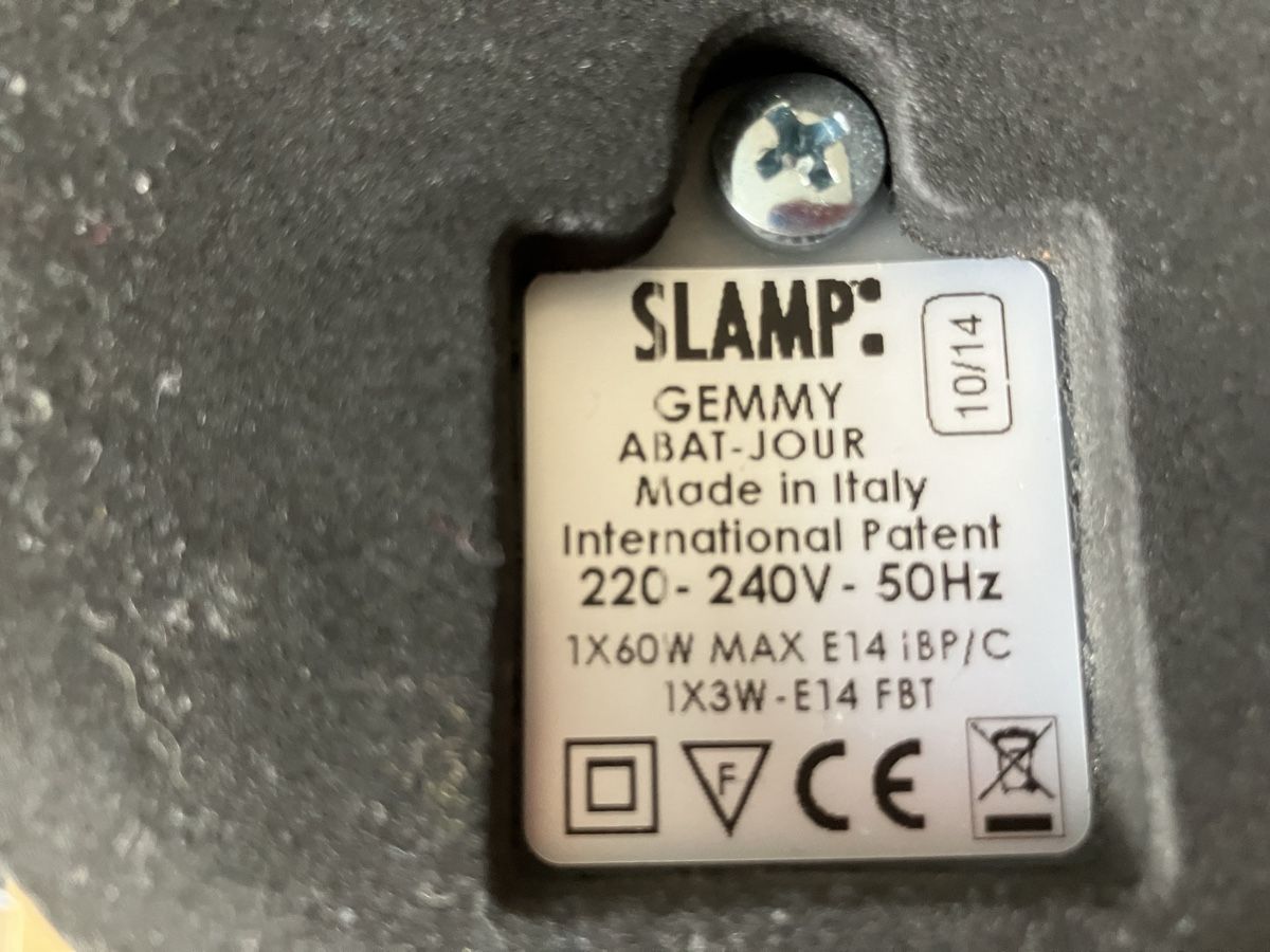 Lampade: SLAMP Gemmy Tischlampe 2 Stück – Usato da Kerzers venduto da veneto06 3