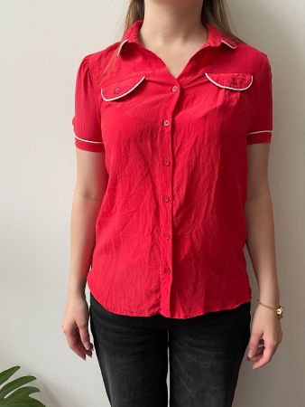 Kurzarm Missoni-Seidenbluse