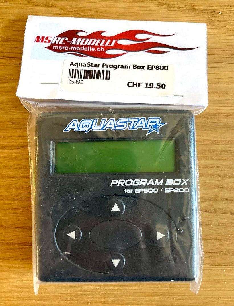RC Modellbau: Turnigy AquaStar Water Cooled ESC Program Box – Neu und originalverpackt aus Trélex von  1