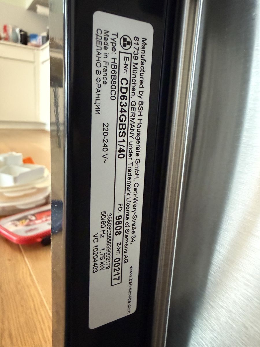 Siemens Küchengeräte: Neuwertiger Siemens CD634GBS1 Einbaudampfgarer – Neu (gemäss Beschreibung) aus Sirnach von Kariya17 2