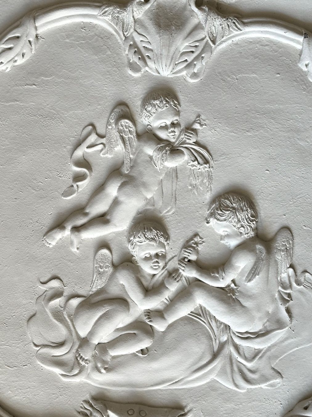 Foto & Immagini: Engelsbild mit wunderbarem Relief 3 Engel – Usato da Seltisberg venduto da quadartswiss