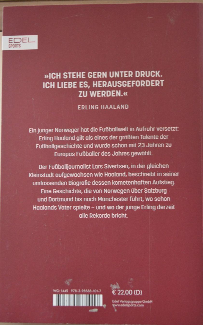 Libri: Taschenbuch "Haaland" von Lars Sivertsen – Usato da Obergösgen venduto da as5_622v 1