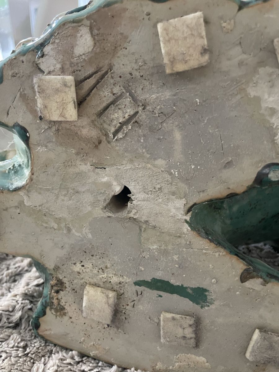 Statuette: Chinesischer Wächterlöwe Keramik antik – Usato da Lindau venduto da Gybsi0 4